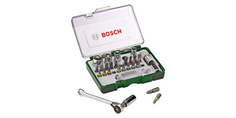 Bosch 26-dielna sada bitov s račňou a obojstranným skrutkovačom v praktickom balení