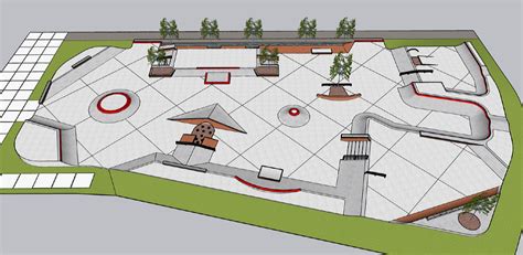Skatepark zo železa a dreva