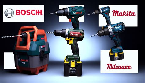 Logá značiek Bosch, Milwaukee a Makita