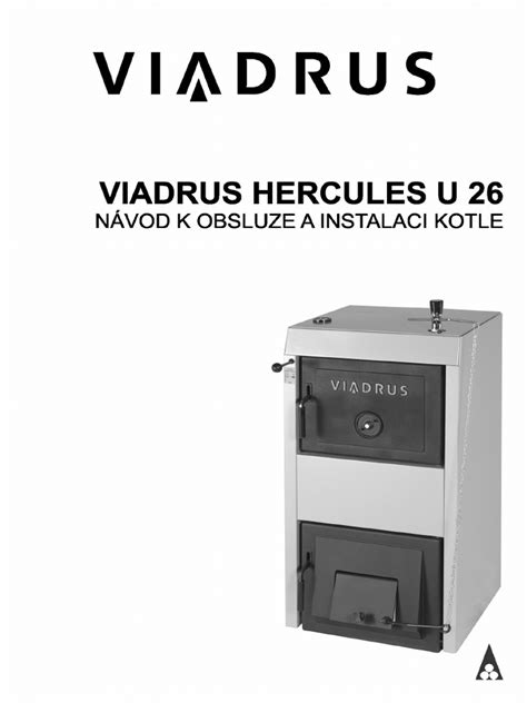 Schéma vnútorného usporiadania kotla Viadrus U26