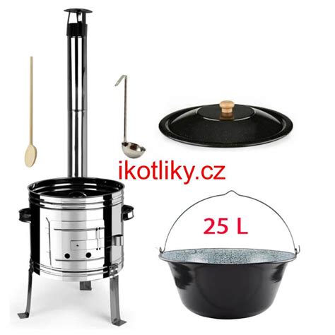 Smaltovaná kotlina a kotlík