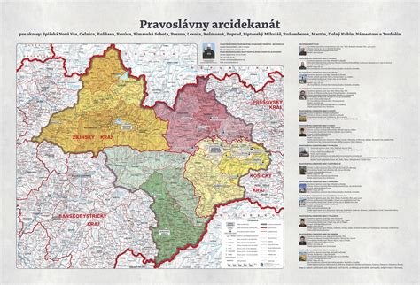 Mapa rekonštruovaných ulíc v Spišskej Novej Vsi