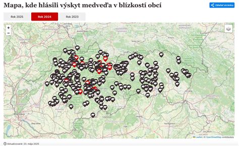 Mapa predajní OBI na Slovensku