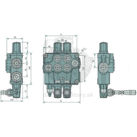 Hydraulický rozvádzač VT35/1