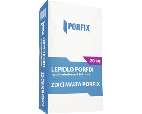 Zubová naberačka a aplikácia lepidla na Porfix tvárnicu