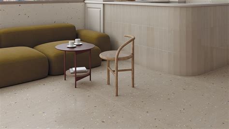 Terrazzo obklad s vanilkovým nádychom