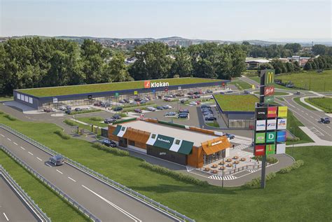Retailový park OC Klokan a jeho prepojenie s okolím štadióna