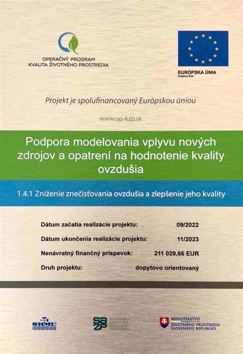 Certifikácia kvality ovzdušia VOC A+