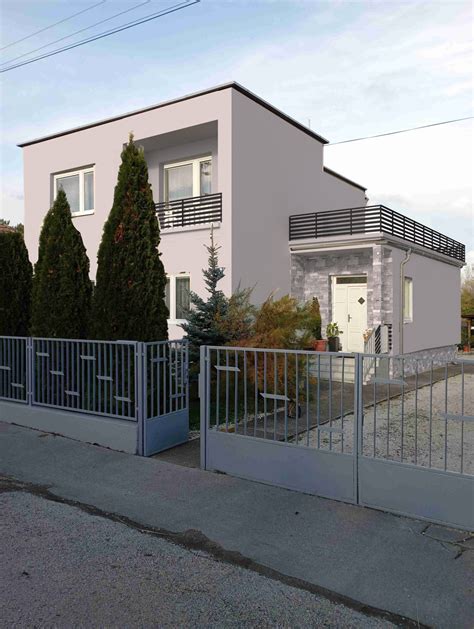Vizualizácia klinker fasády na modernom dome