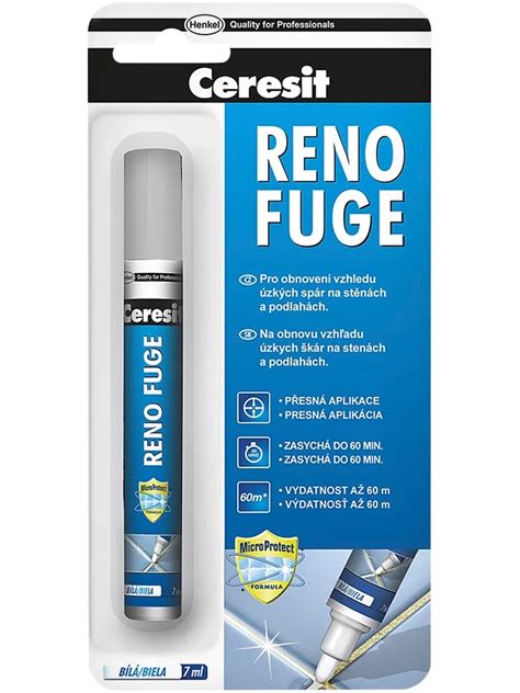Pred a po aplikácii Ceresit Reno Fuge