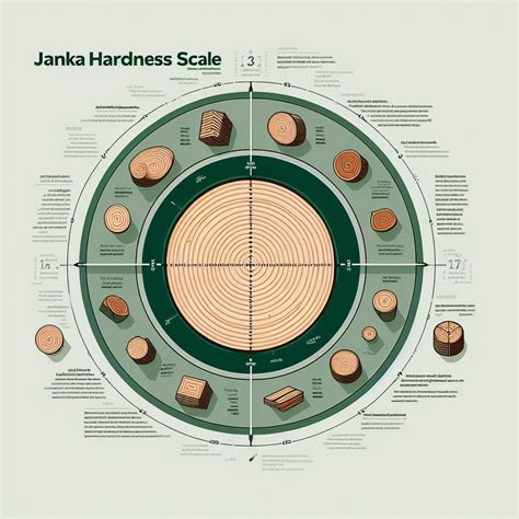 Janka test tvrdosti dreva: Diagram