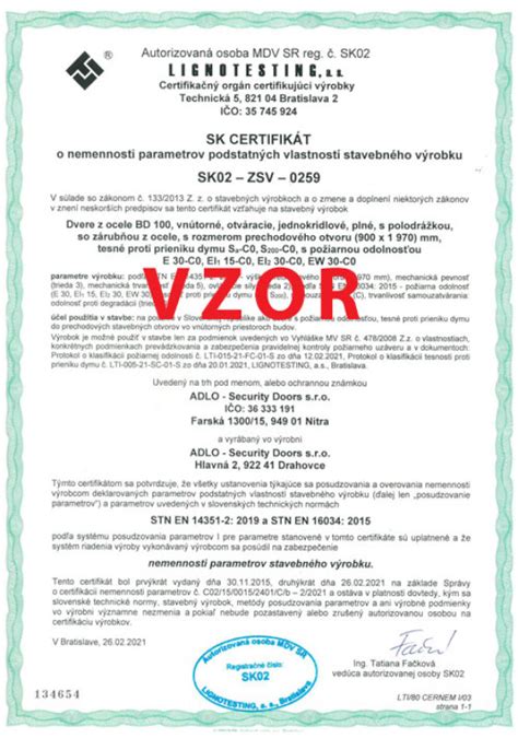 Bezpečnostné certifikáty pre kuchynské ochranné panely