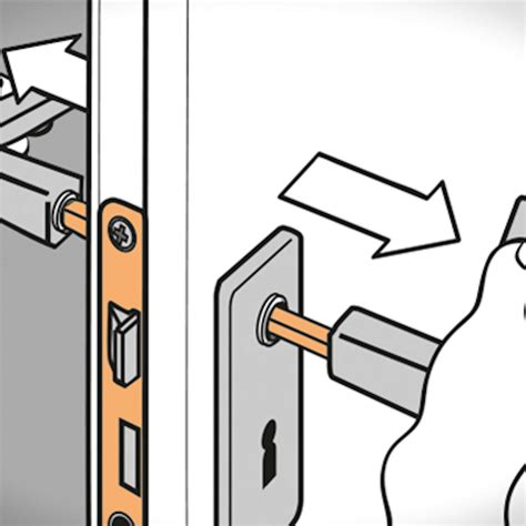 Schéma dotiahnutia skrutiek na kľučke balkónových dverí