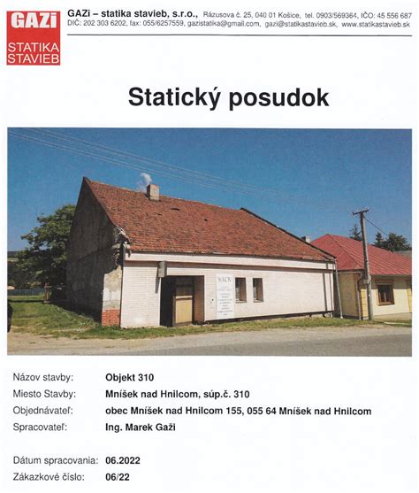 Obrázok: Statický posudok starého domu (príklad trhlín alebo vlhkosti)