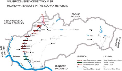 Mapa historických vodných žľabov v oblasti Banskej Bystrice
