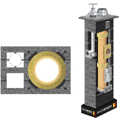 Schéma komínového systému