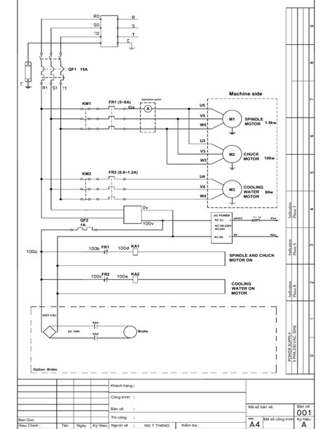 Schéma elektrického obvodu vŕtačky