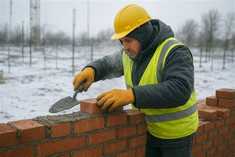 Murovanie v zime s použitím špeciálnej malty