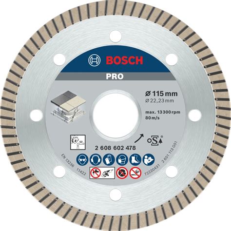 Diamantový rezací kotúč Bosch PRO Ceramic v akcii