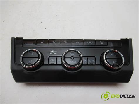 Panel ovládania HVAC v automobile
