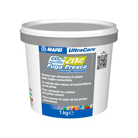 Mapei UltraCare Fuga Fresca obal produktu a ukážka aplikácie