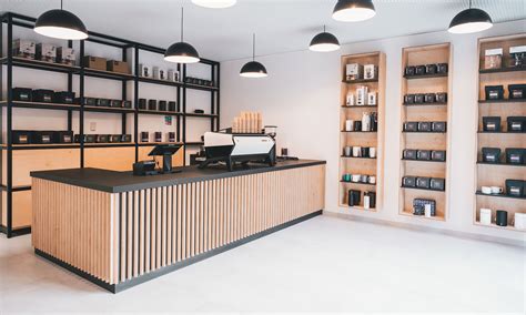 Interiér obchodu s obrusmi