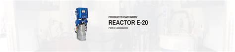 Ukážka priemyselného striekacieho zariadenia Reactor E-20