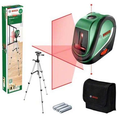 Schéma: Rozmery krížového lasera Bosch UniversalLevel 2