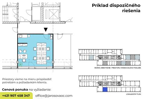 Schéma dispozičných riešení bungalovov