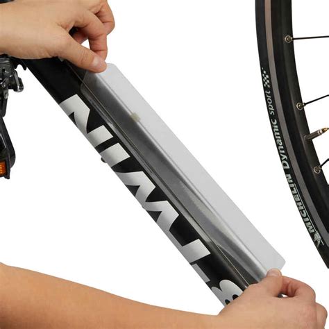 Ochrana rámu bicykla zblízka
