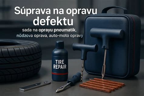 Súprava na opravu defektu na bicykli