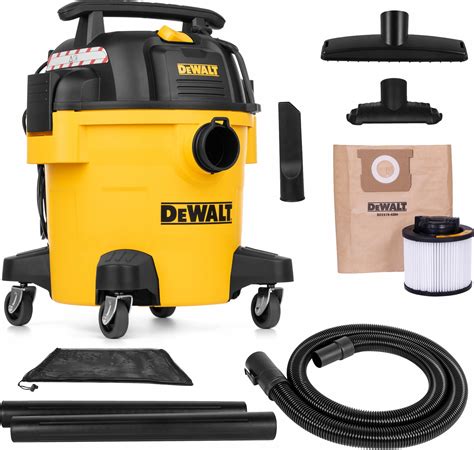 Profesionálny priemyselný vysávač DeWalt v pracovnom prostredí