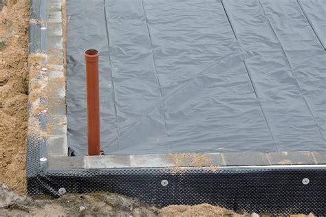 PVC hydroizolačná fólia na základy