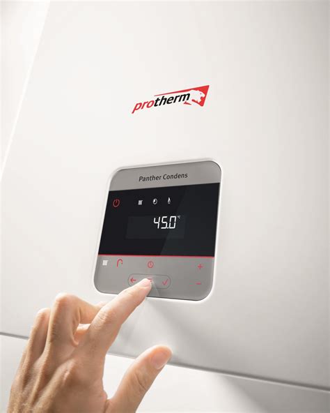 Ovládací panel nízkoteplotného kotla Protherm Panther