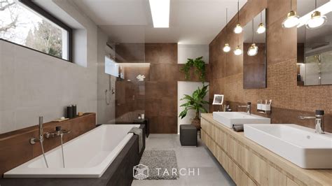 Interiér modernej kúpeľne s umývadlom