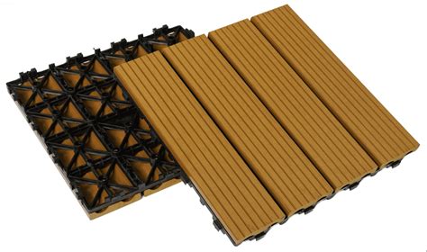 Drevoplastová terasová dlažba