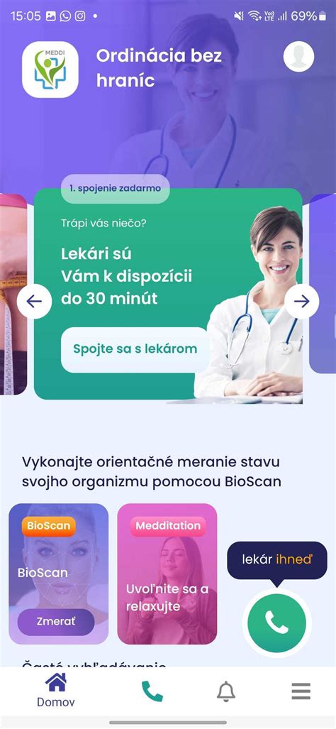 Rozhranie aplikácie multiMATIC pre smartfón