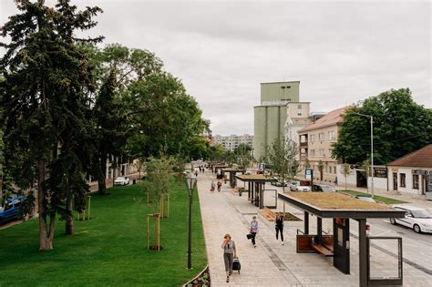 pohľad na zrekonštruovaný priestor Zelený kríček v Trnave