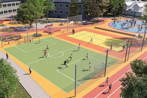 vizualizácia obnoveného areálu materskej školy