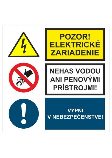 Bezpečnostné značenie elektroinštalácie