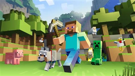 Ukážka rôznych farebných blokov betónu v prostredí hry Minecraft
