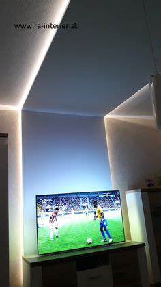 TV stena s LED podsvietením