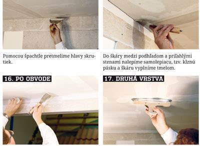 Náčrt montáže stropného podhľadu