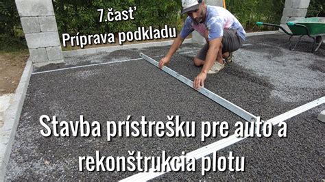 Príprava betónového základu pre stĺp pod drevenou podlahou