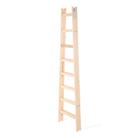 Drevený rebrík ako minimalistická dekorácia