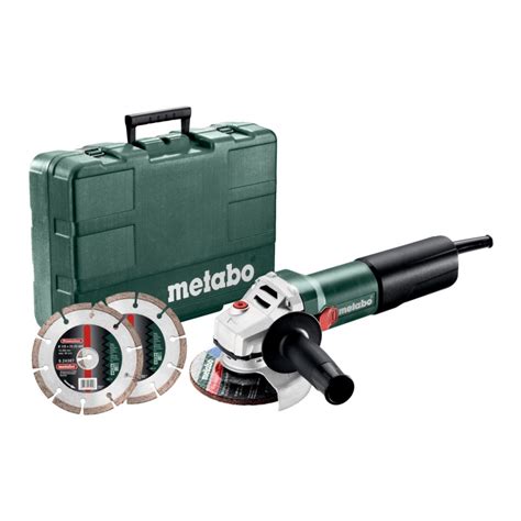 Produktová fotografia uhlovej brúsky Metabo WEQ 1400-125
