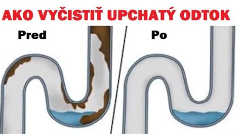 upchaté potrubie a nepríjemný zápach