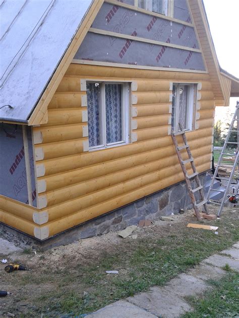 Ukážka dreveného obkladu na drevodome