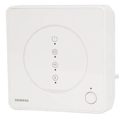 Komponenty systému Siemens Connected Home: Router, spínacia jednotka, radiátorové hlavice