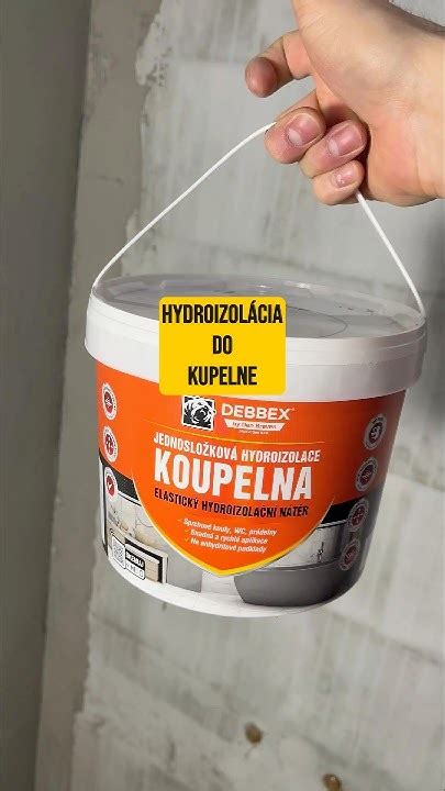 Aplikácia tekutej hydroizolácie v kúpeľni